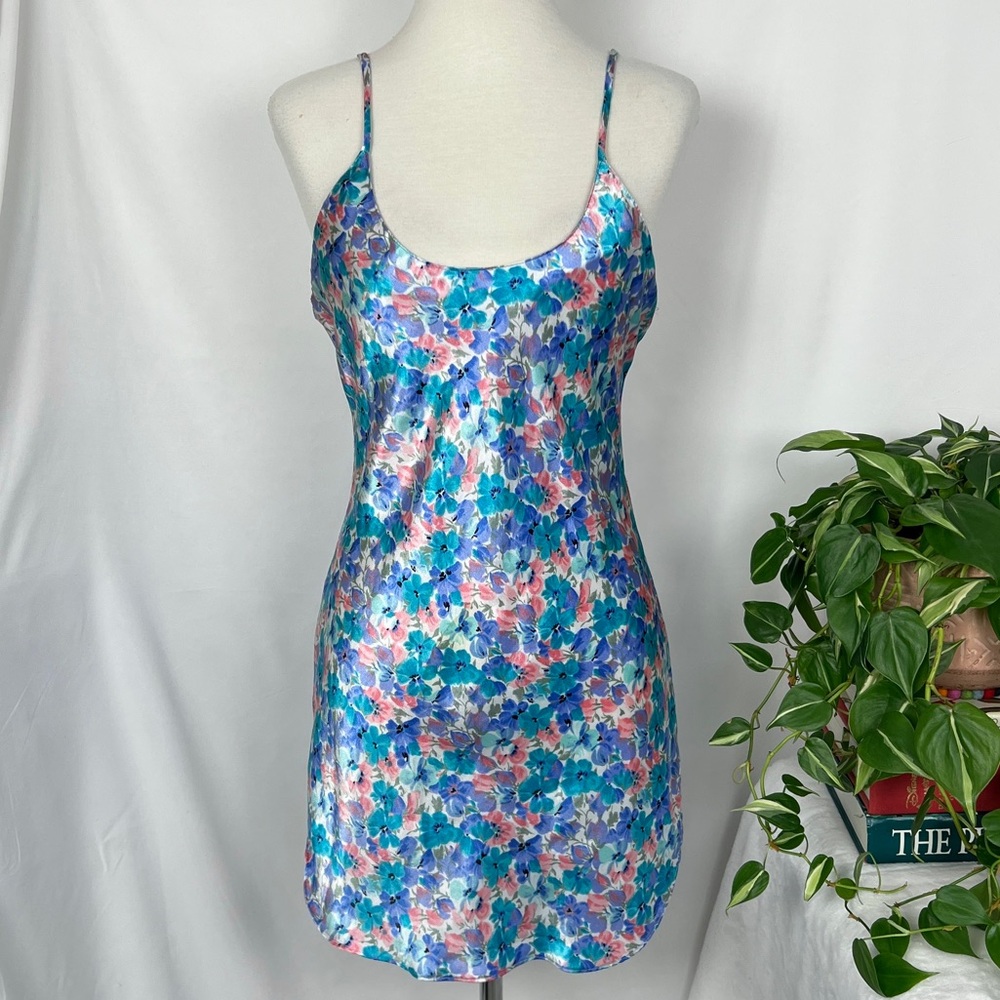 Vintage Floral Slip Dress